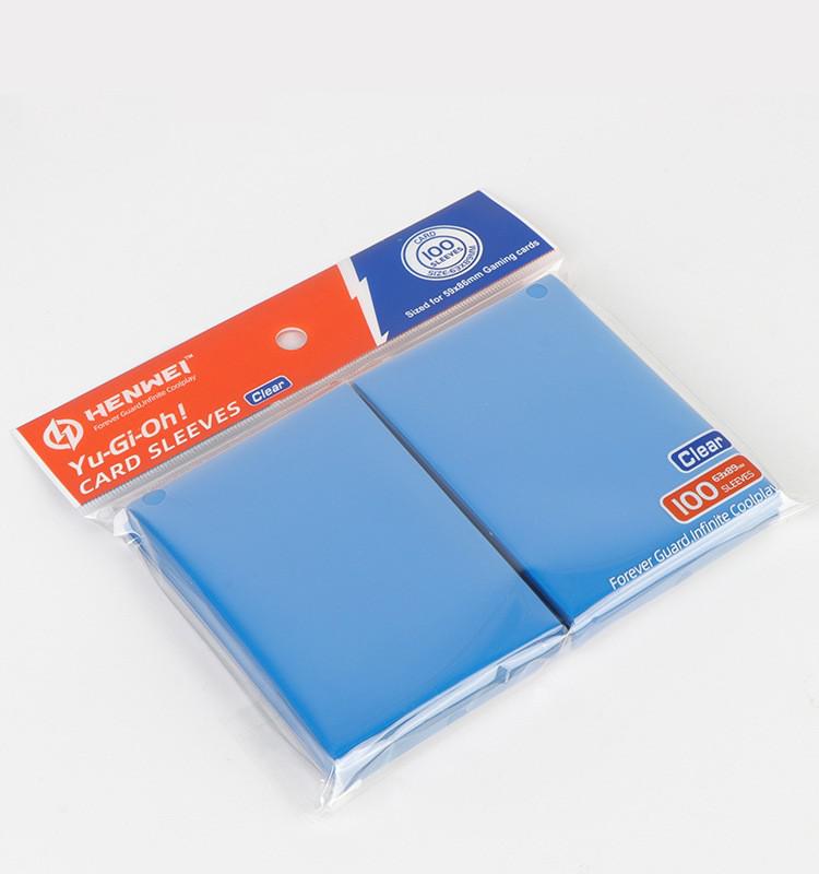 Matt Scrub Kleurrijke Backs Card Sleeves Kaarten Protector Voor Bordspel Kaarten Yugioh: Blue 100 PCS