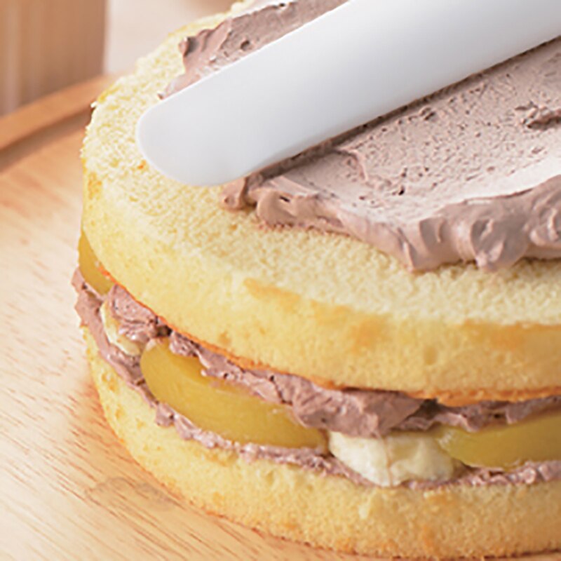 PP Plastic DIY Baking Tools Cookie Pastry Scraper Cake Butter Spatula Red Kitchen Supplies 1Pcs Multi Purpose