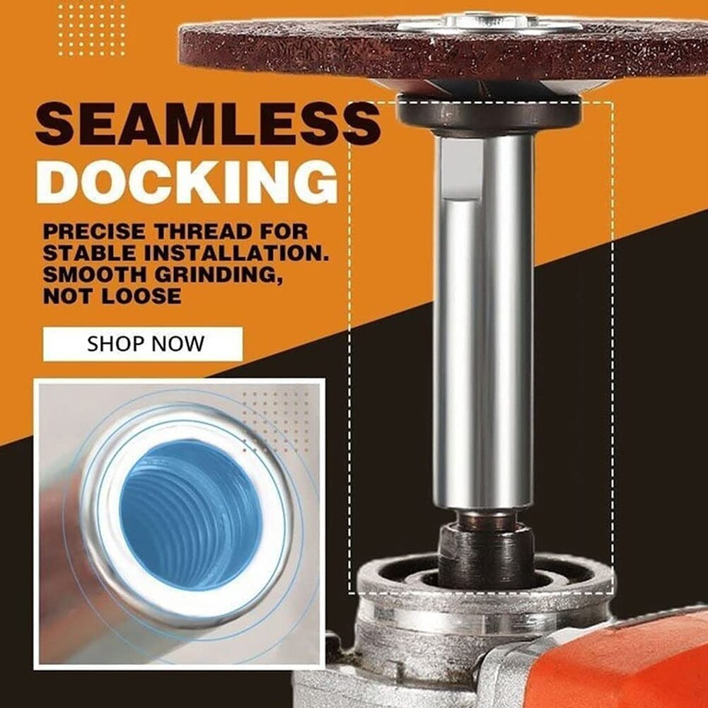 1/2/3PCS M10/M14 Thread Adapter Extension Rod 80mm Angle Grinder Extension Connecting Rod For Polishing Pad Grinding Connection