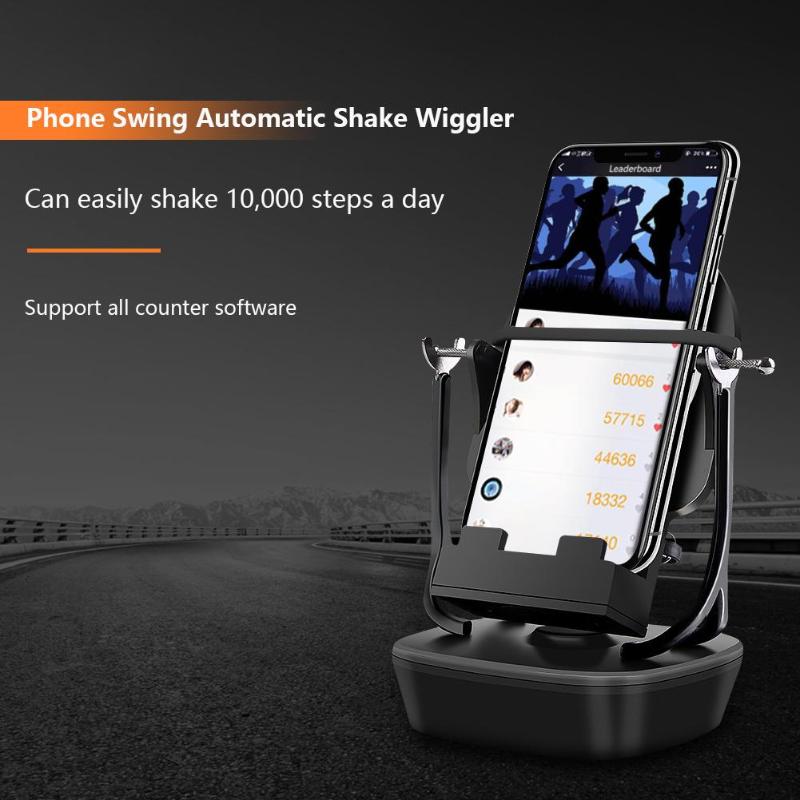 Automatic Shake Wiggle Device Swing Motion for Mobile Phone WeChat Run Step Count Program with USB Cable