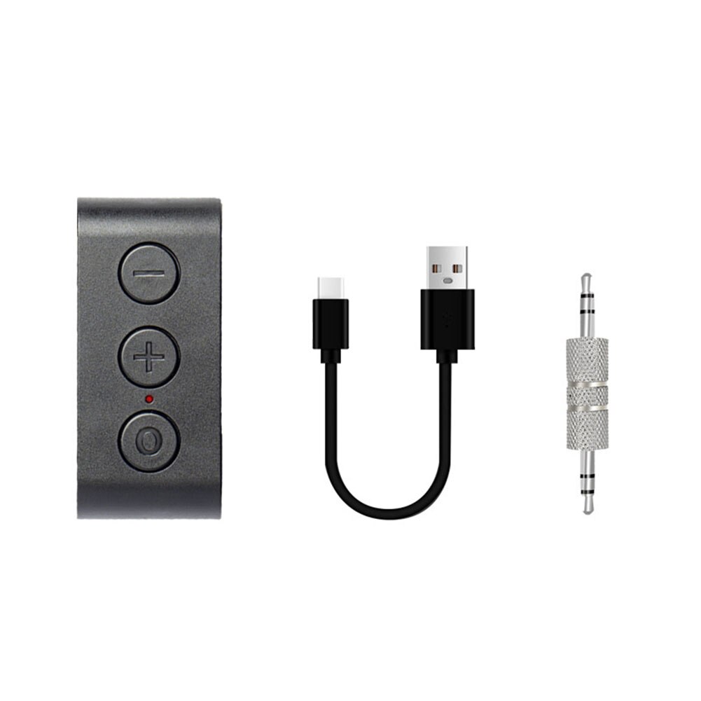 Kit de coche Bluetooth 3,5mm receptor de Audio eco CVC reproductor de música TF Dongle inalámbrico receptor de Audio inalámbrico adaptador de música