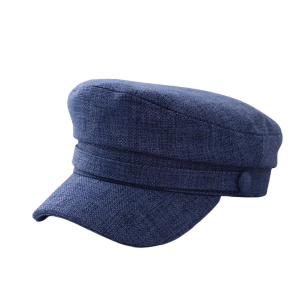 Béret confortable en Polyester pour femmes, chapeau à 8 panneaux, à la , pour la photographie: Bleu