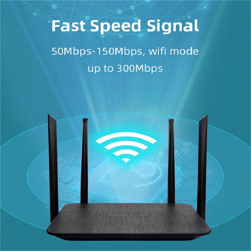 Yizloao Lte 3G 4G Wifi Routers Lan-Poort Cpe Ondersteuning-Sim-Kaart Antennes 300Mbps unlocked Draagbare Fdd Draadloze Router Hotspot