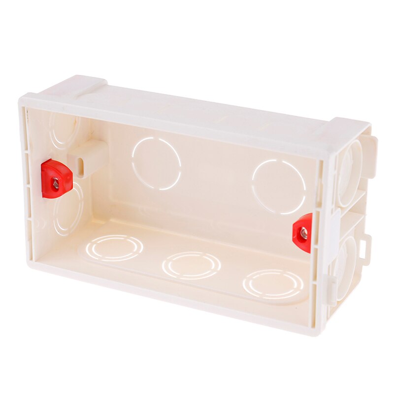 1PC 146mm Plastic Wall Switch Box Wall Socket Cassette Internal Mount Socket Box