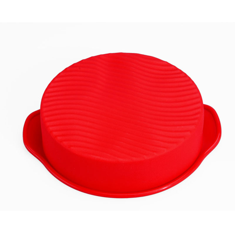 Molde de silicona para Tartas Transhome 3D de 29x24,5x6 cm, molde redondo para hornear, utensilios para repostería, utensilios para Tartas, utensilios para hornear