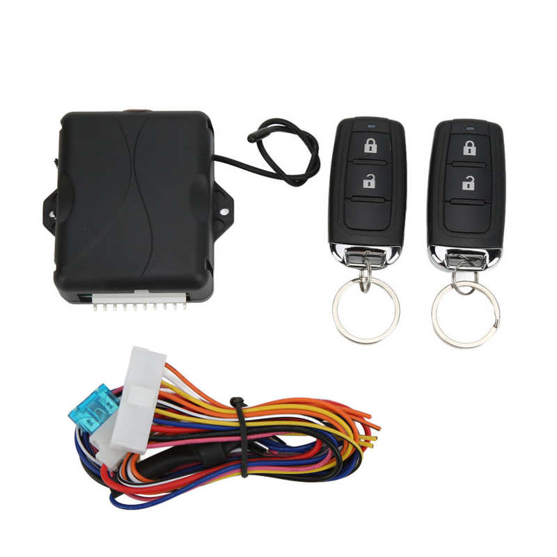 Remote Control Central Kit Keyless Entry System ABS Universal with 2-Button Controller for All 12V Models