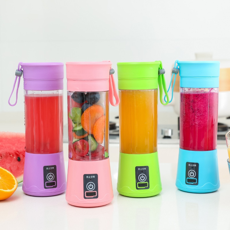 Draagbare Blender Juicer Cup Elektrische Usb Oplaadbare Smoothie Blender Handheld Juicer Cup Kleine Blender Mini Keuken Mixer