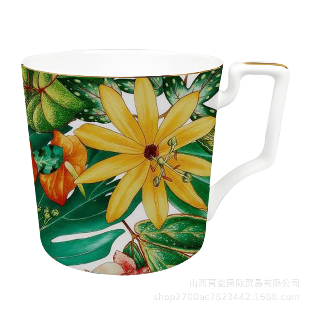 Summer style series plate hotel restaurant theme plate salad fruit cake plate plate plate set: 400ml