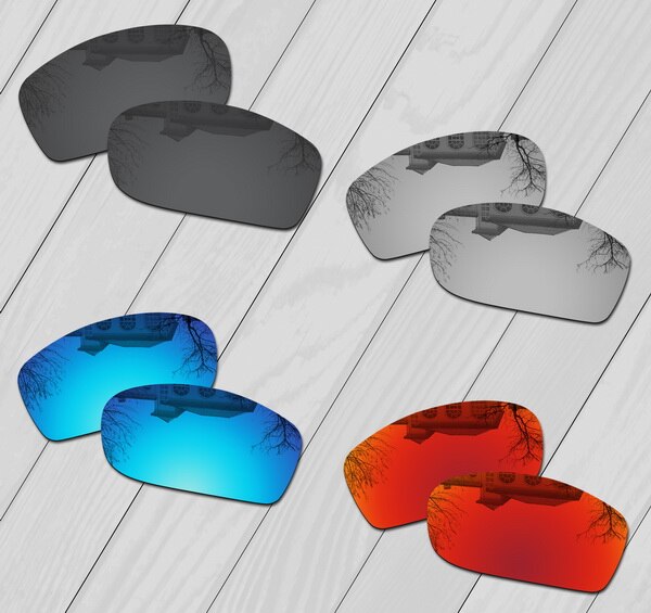 E.o.s Gepolariseerde Verbeterde Vervanging Lenzen Voor Oakley Fives Squared Zonnebril-Meerdere Keuze: 4 Pairs