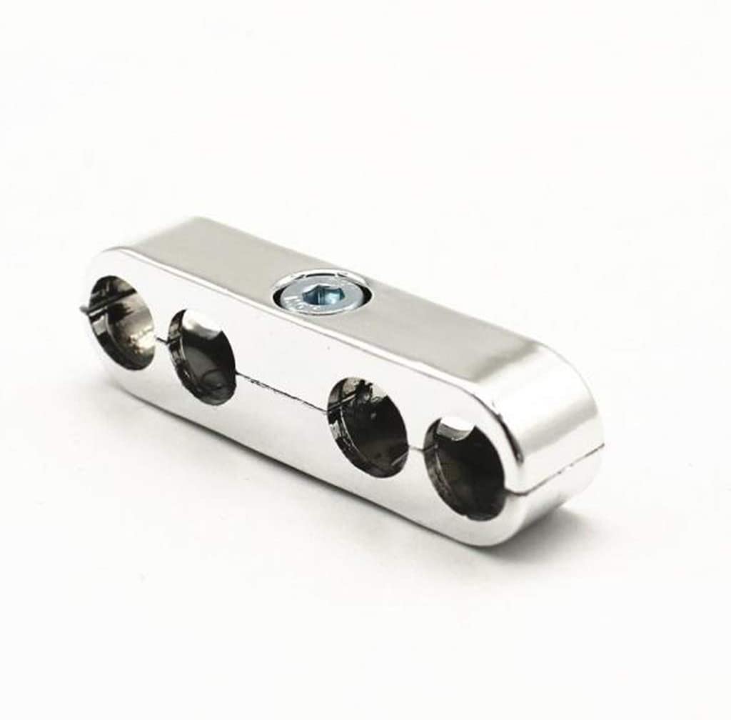 Coche cromo chispa cable con enchufe divisor 7mm 8mm Universal para Ford Chevy