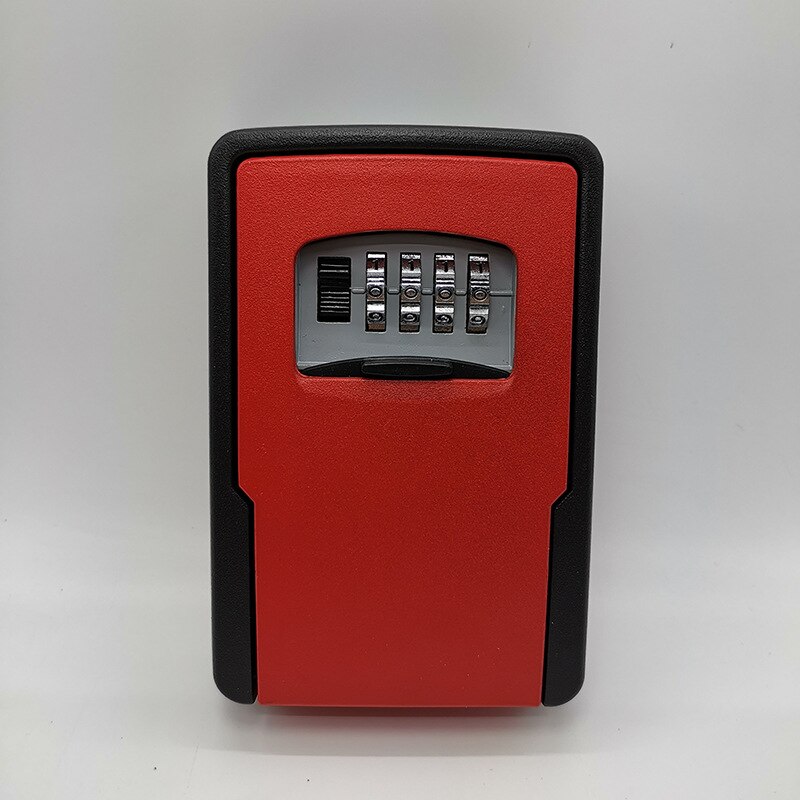 Big size Key Safe Storage Organizer Boxes with 4 Digit Password Spare Keys Metal Secret Organizer Box Home Office Key Hidden