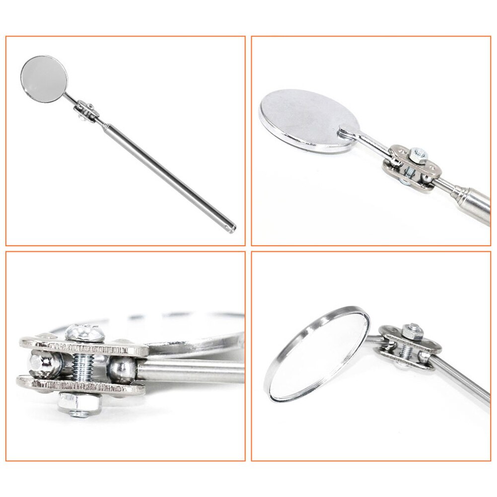 Telescopische Detectie Lens Auto Reparatie Inspectie Ronde Spiegel Hoek View Tool