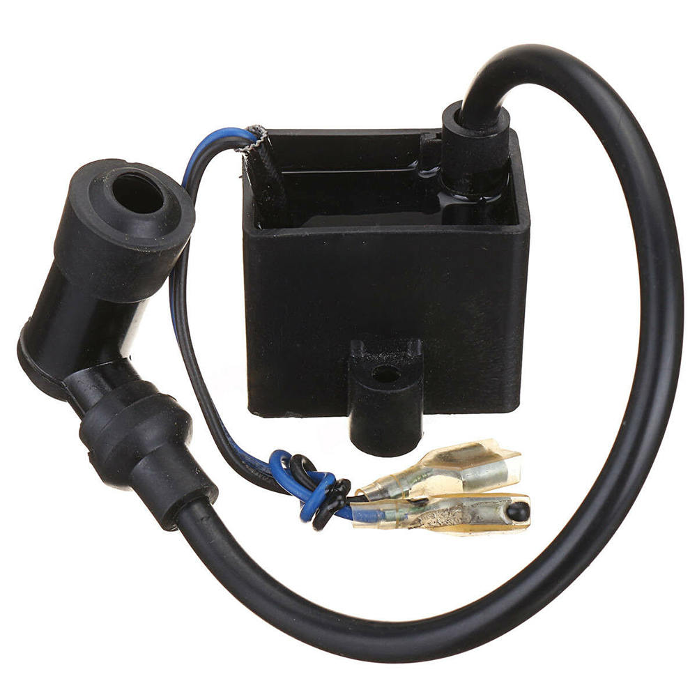 CDI Ignition Coil Magneto 49cc 66cc 80cc 2-Stroke Engine Motorized Bike Parts Magneto Coil Spark Plug