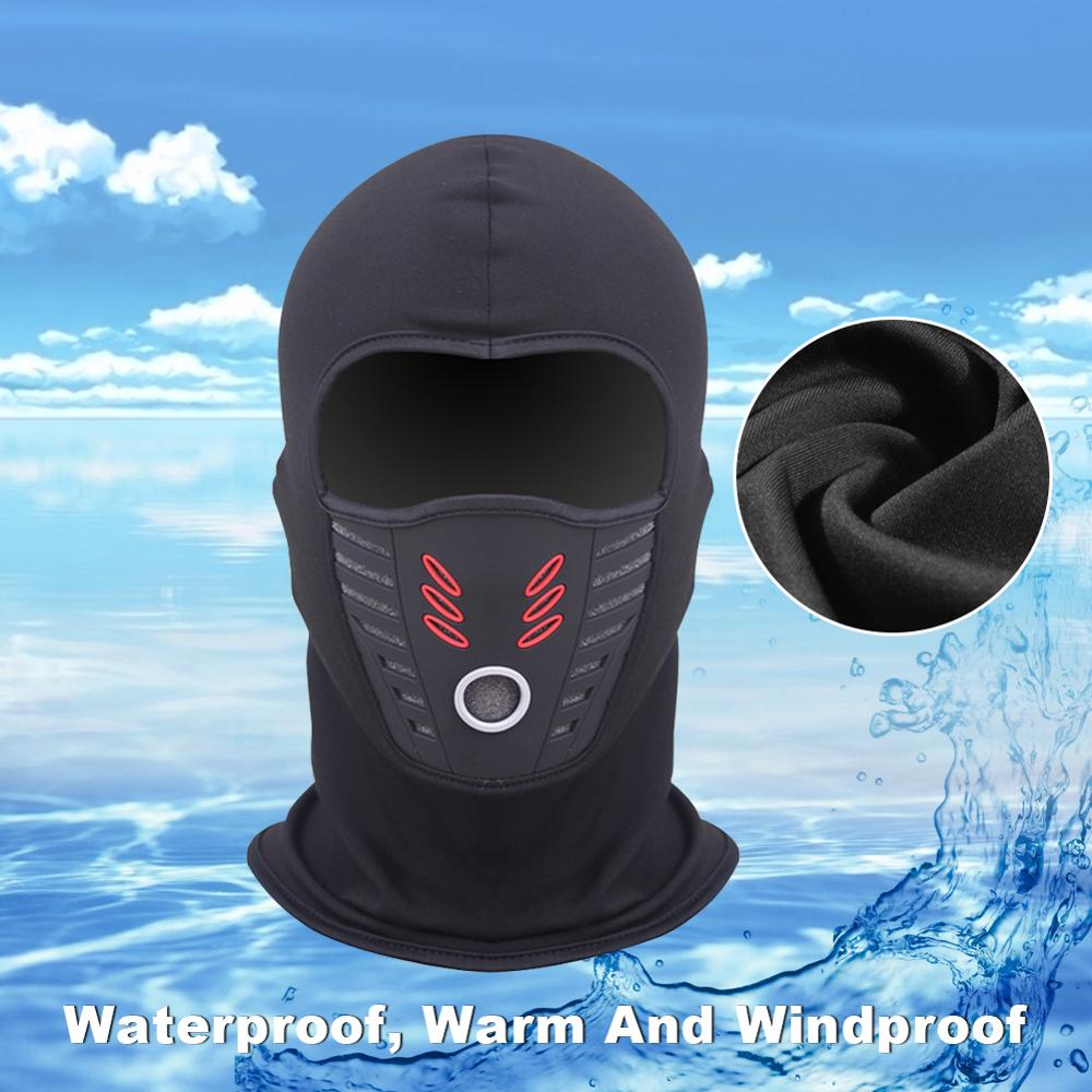 Motorcykel balaclava helskydd varmare vindtätt andas dammtätt vindtät cykling varm ansiktsmask för vintersommar
