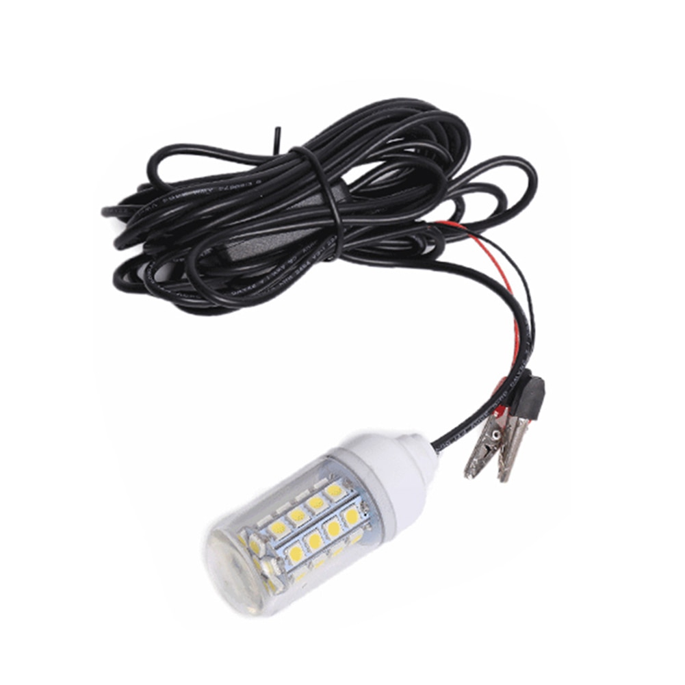 LED Underwater Light Lamp 12V Waterproof For Submersible Night Fishing Boat Outdoor Lighting --M25
