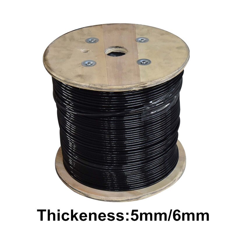 Câble métallique de gymnastique de diamètre 5/6mm, peau PU pour Machine à câble, système de poulie de levage de poids à domicile, accessoires d&#39;équipement de Fitness