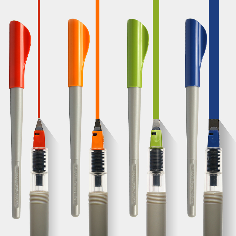 Original PILOT Parallel Art Pen 1.5 3.8 6.0 mm Calligraphy Pen for Gothic, Arabic & Specialty Scripts (Broad Edge Drawing Tool: Navy Blue