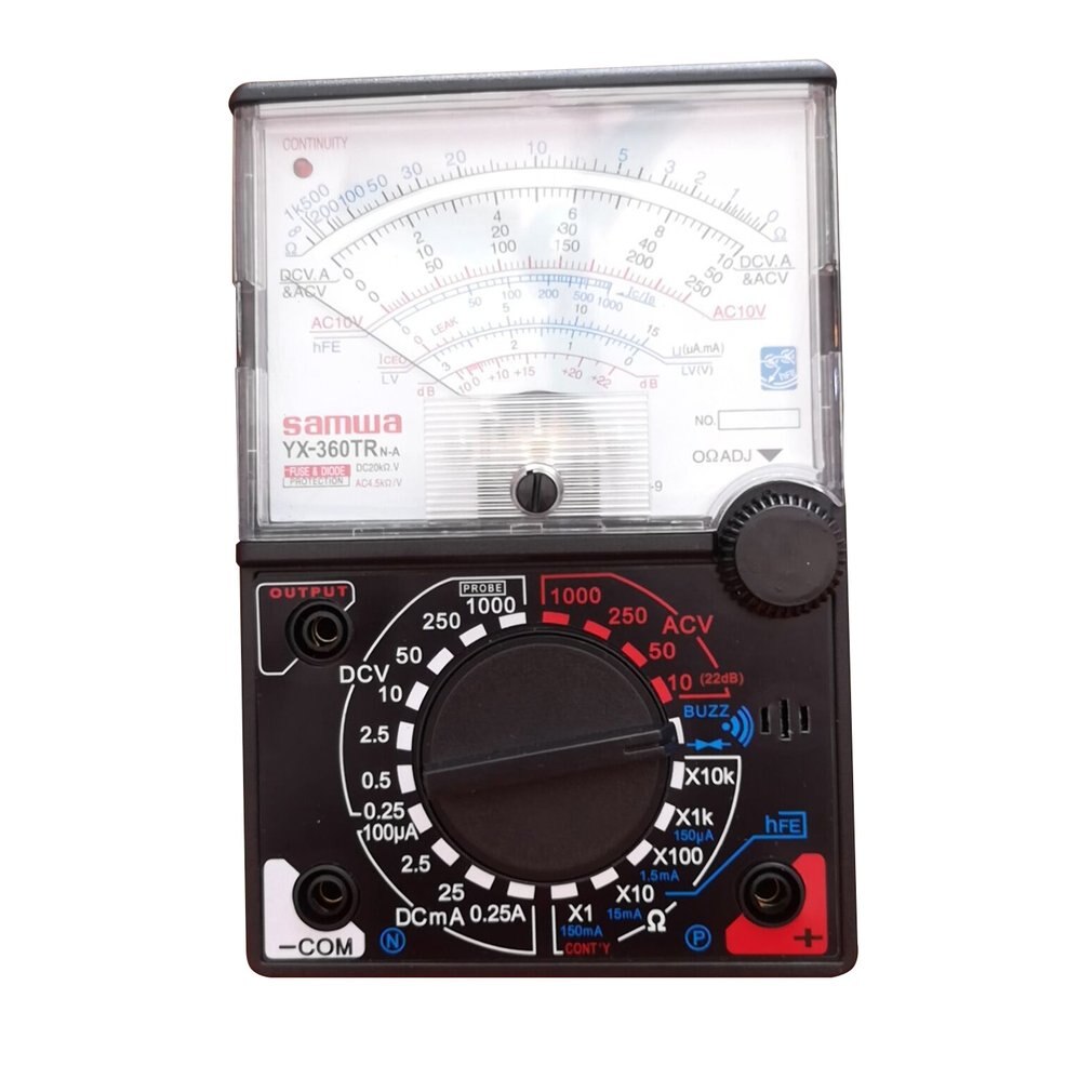 YX-360TRn Analoge Multimeter Plastic Gauge Shell Ac Dc Volt Ohm Huidige Testen Mutimeter Elektrische Pointer Multitester