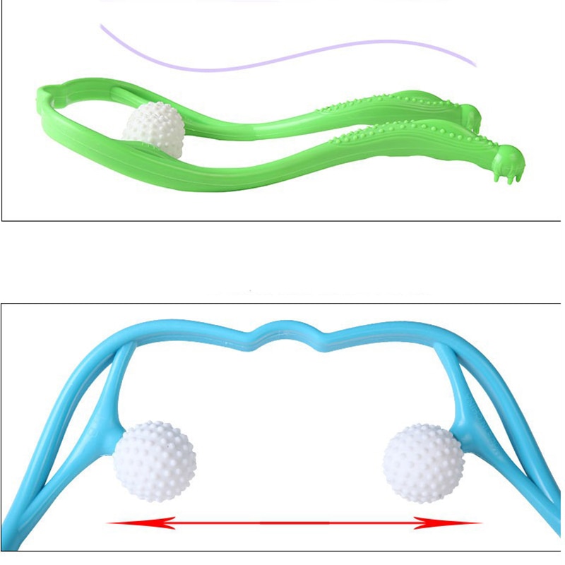 Manual Cervical Spine Neck Shoulder Body Neck Roller Massage Therapy Pain Relief Relaxation Health Care Tool