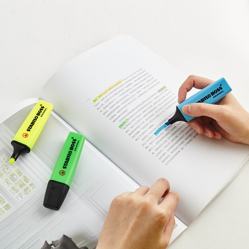 STABILO – stylo Fluorescent 9 couleurs, 1 pièce, marqueur