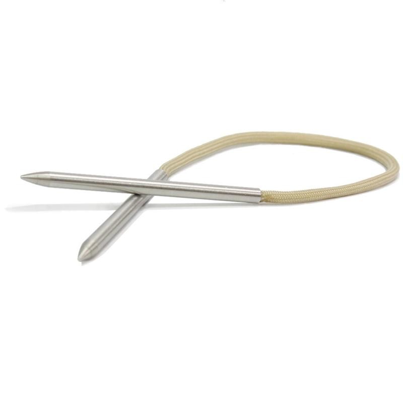 9 sztuk/zestaw Paracord szwy zestaw igieł ze stali nierdzewnej przenośne sznurowanie wygładzanie narzędzie robić bransoletki sznurowadła struny narzędzia zewnętrzne