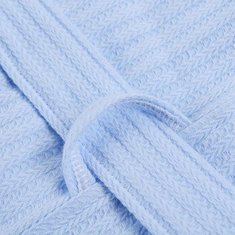 Badekåbe herre bomuld sovekåbe vaffelkåbe herre langærmet mandlig komfortabel afslappet hjemmetøj nattøj nattøj hvid