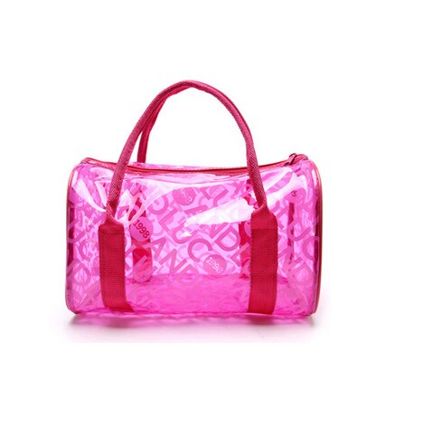 Medoboo Multifunctionele Strand Jelly Zakken Waterdichte Vrouwen Strandtas Speelgoed Opslag Handtas Fitness Wassen Sporttas 10: ME0040-RoseRed