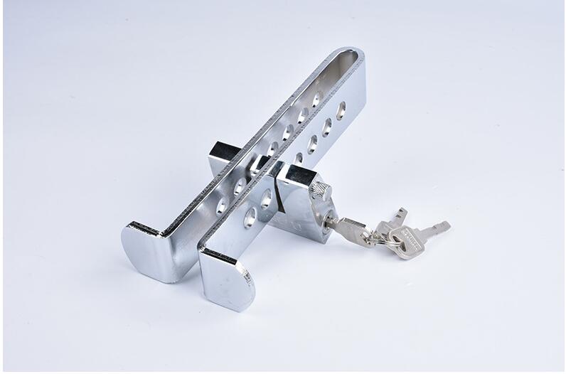 Auto Brake Clutch Pedal Lock Stainless Steel Anti-Theft Device Strong Security for Universal auto car + 3 keys Theft Protection