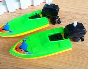 Zomer water speelgoed wind-up speelgoed windup water snelheid boot