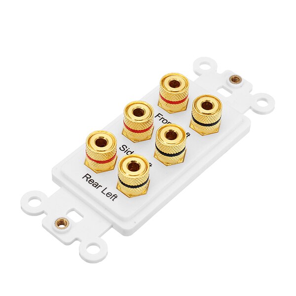 LEORY Surround Sound Speaker Aluminum Home Theater 7.1 Sound Box Wall Plate HDMI Audio Banana