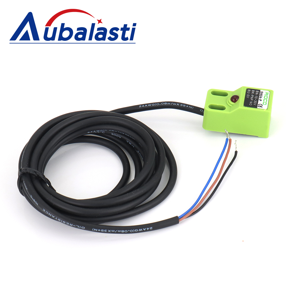 Aubalasti Metall Erkennung Sensor SN04-N/P 10-30VDC Induktive Nähe Schalter für Metall Inspektion NPN PNP NC Nein 3 Draht