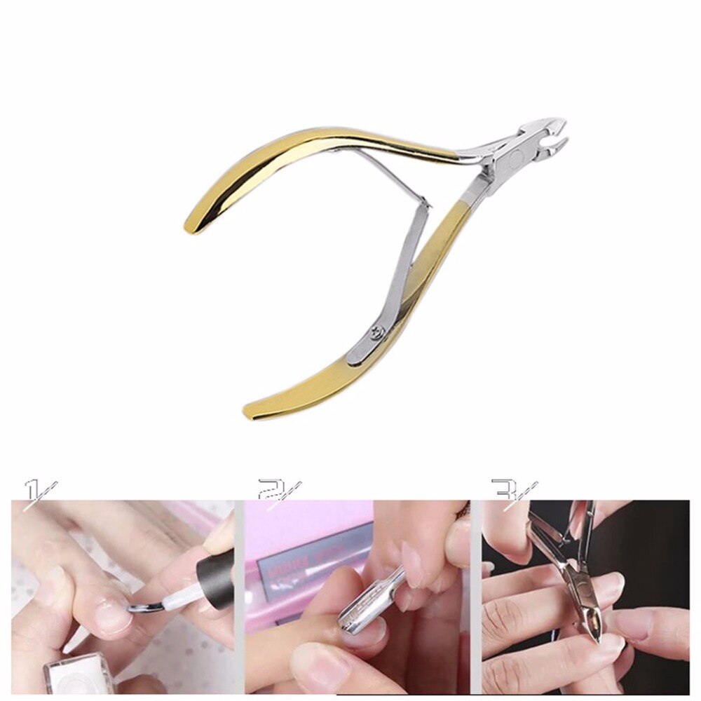 Luxury Cuticle Nipper Nail Dead Skin Sharp Nipper Stainless Steel Cuticle Scissor Clipper Manicure Pedicure