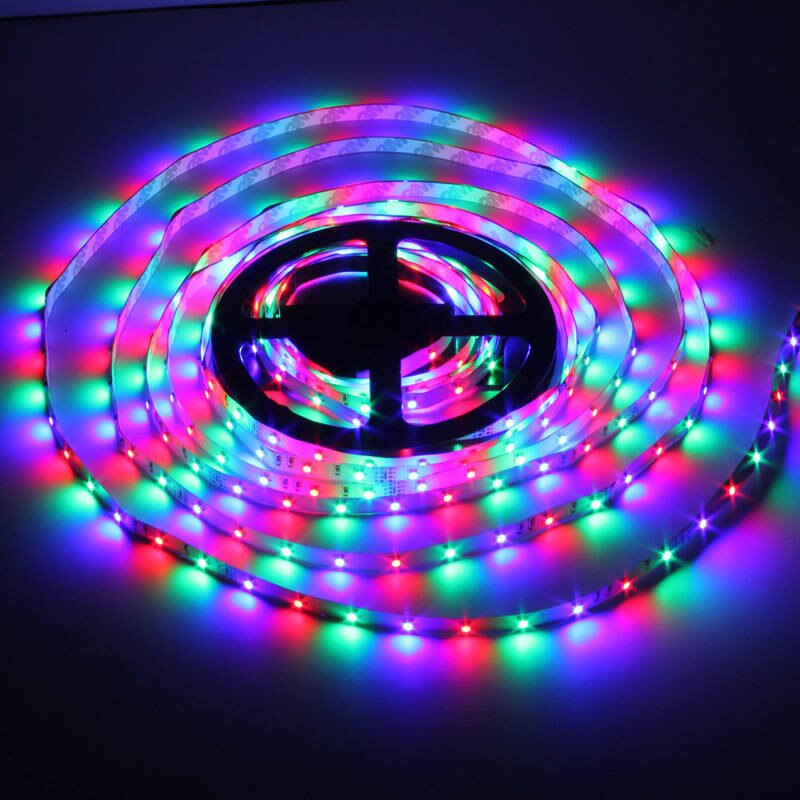 3528 Led Light Strip Strip Lights Non Waterproof 5m Rgb Tape Diode Neon Led Ribbon Flexible Light For Room Decoration #T1P: Default Title