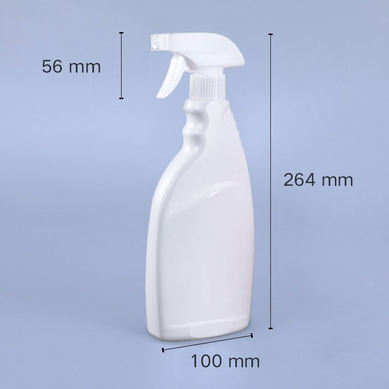 500ML Multi-Purpose Empty Plastic Spray Bottle for Alcohol Disinfect Watering Cleaning Garden Sprayer Bottles 1PCS: White
