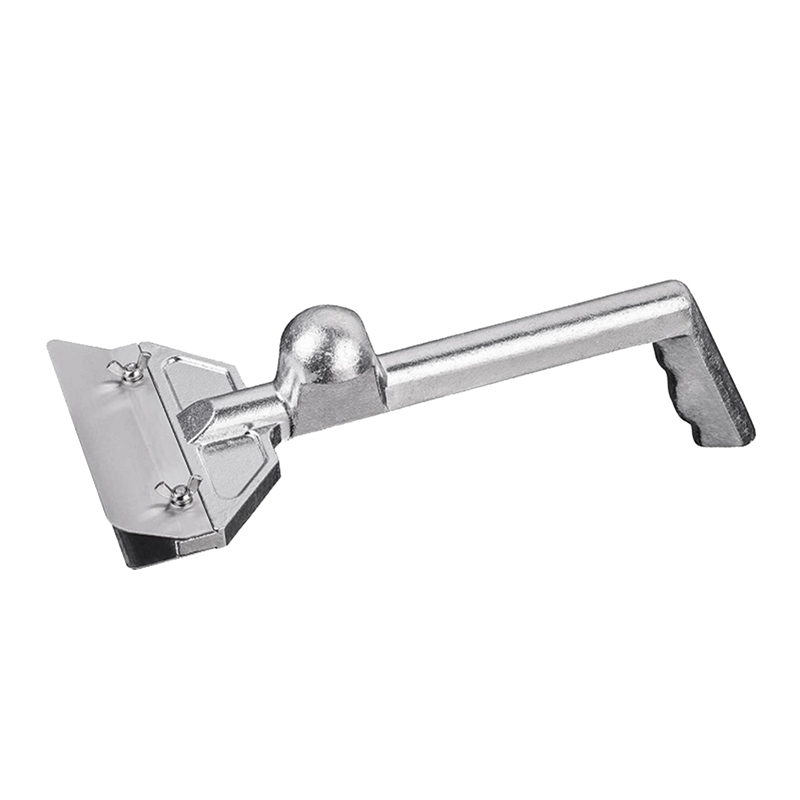 Outdoor Grill Scrapers, Casting Aluminum Commercial Griddle Scraper And 5 Blades And Small Slant Edge Grill Scraper