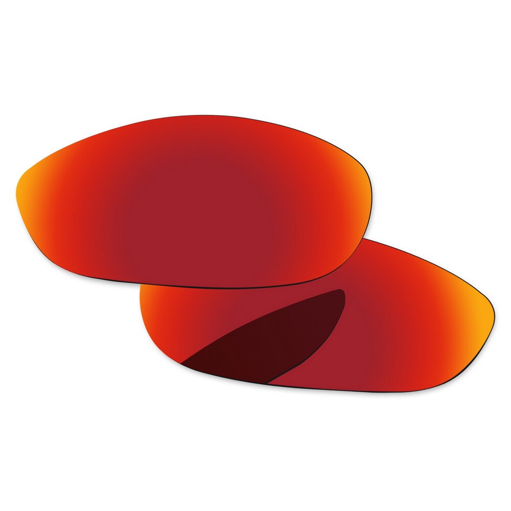 Alphax Ersatz Linsen für Authentische Monster Dog Sonnenbrille Polarisierte-Mehrere Optionen: Fire Red