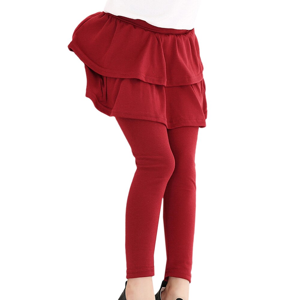 Mallas con volantes para niñas, ropa plisado liso, 2 piezas: red