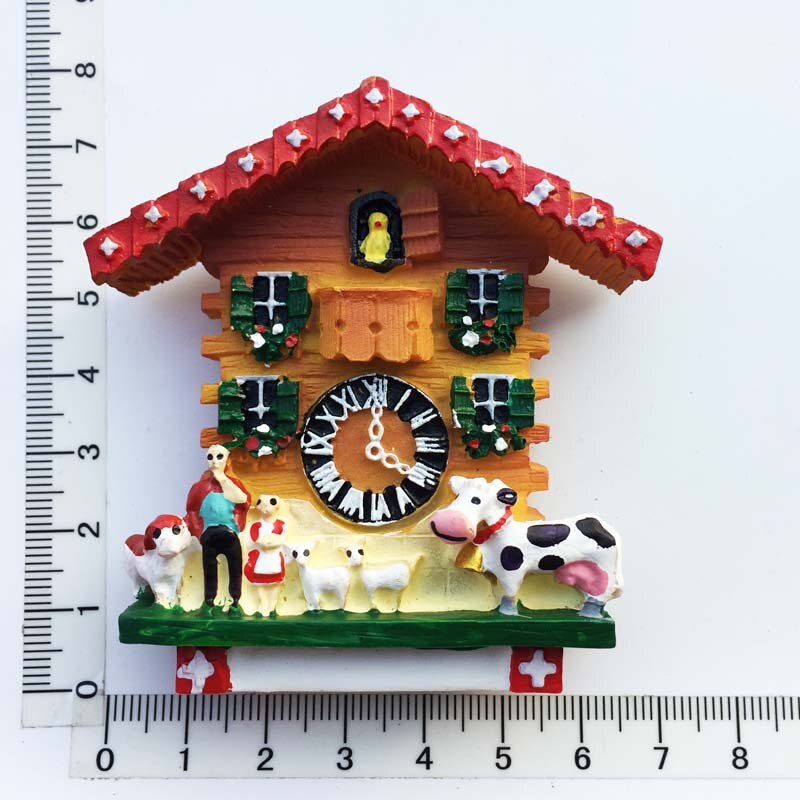 Oostenrijk Duitsland Zwitserland Koekoeksklok Koelkast Magneten Home Decor Muursticker Kamer Decoratie Souvenir Ornamenten: Switzerland 2