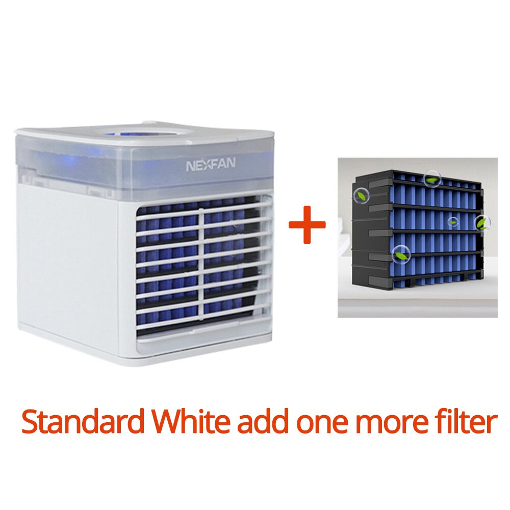 NexFan Ultra Air Cooler Fast Cooling Portable Air Conditioning Fans Enhanced Noise Reduction Cooling Fan for Home Office Outdoor: Standard W filter