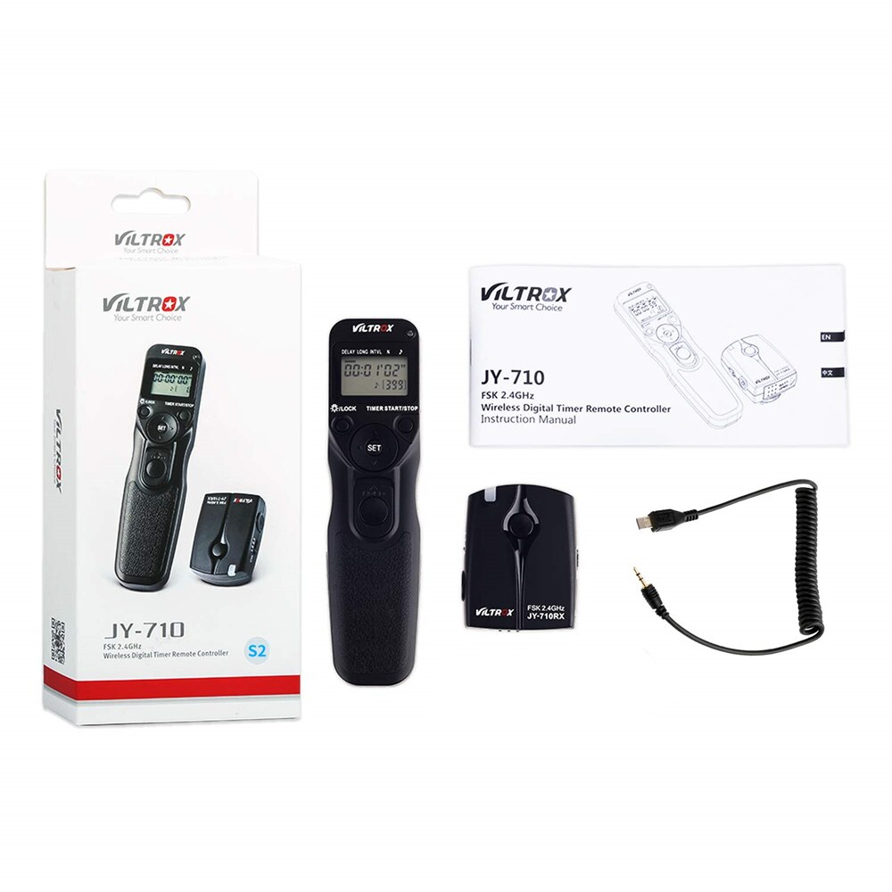 Viltrox – minuterie sans fil pour appareil photo JY-710-S2, télécommande pour Sony A9 A7II A7SII a7II A7RIII A6500 A6300 HX60 HX50 RX100M6