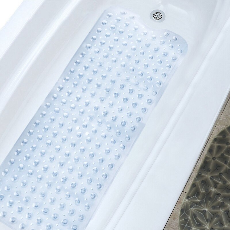 40*100Cm Mat Bad Badmat Pvc Grote Bad Veiligheid Douche Antislip Badmatten Met Zuignap cups Floor Mat