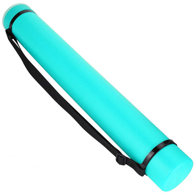 Picture Storage Tube Drawing Storage Tube Extendable Thickened Telescopic Collection Poster Drafting Case Drawing Storage Tube: Green