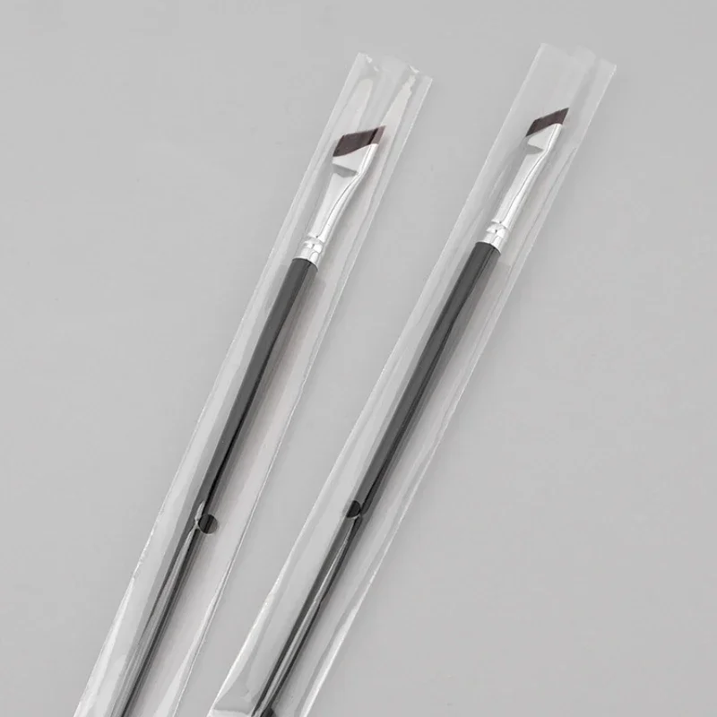 Upgrade Blad Eyeliner Borstel Ultra Dunne Fijne Hoek Platte Wenkbrauw Borstel Liner Wenkbrauw Plaats Make-Up Precieze Detail Borstel