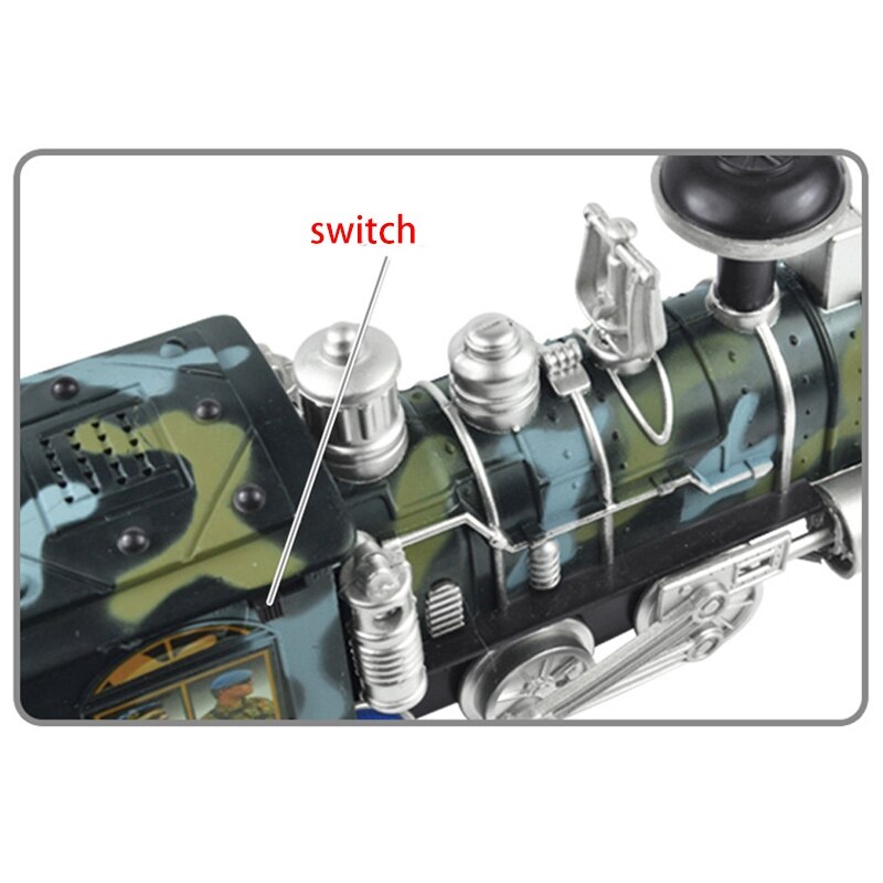 RC Conveyance Rail Car Electric Steam Smoke Track Train Simulation Model Rechargeable Set Model Toy for Toy