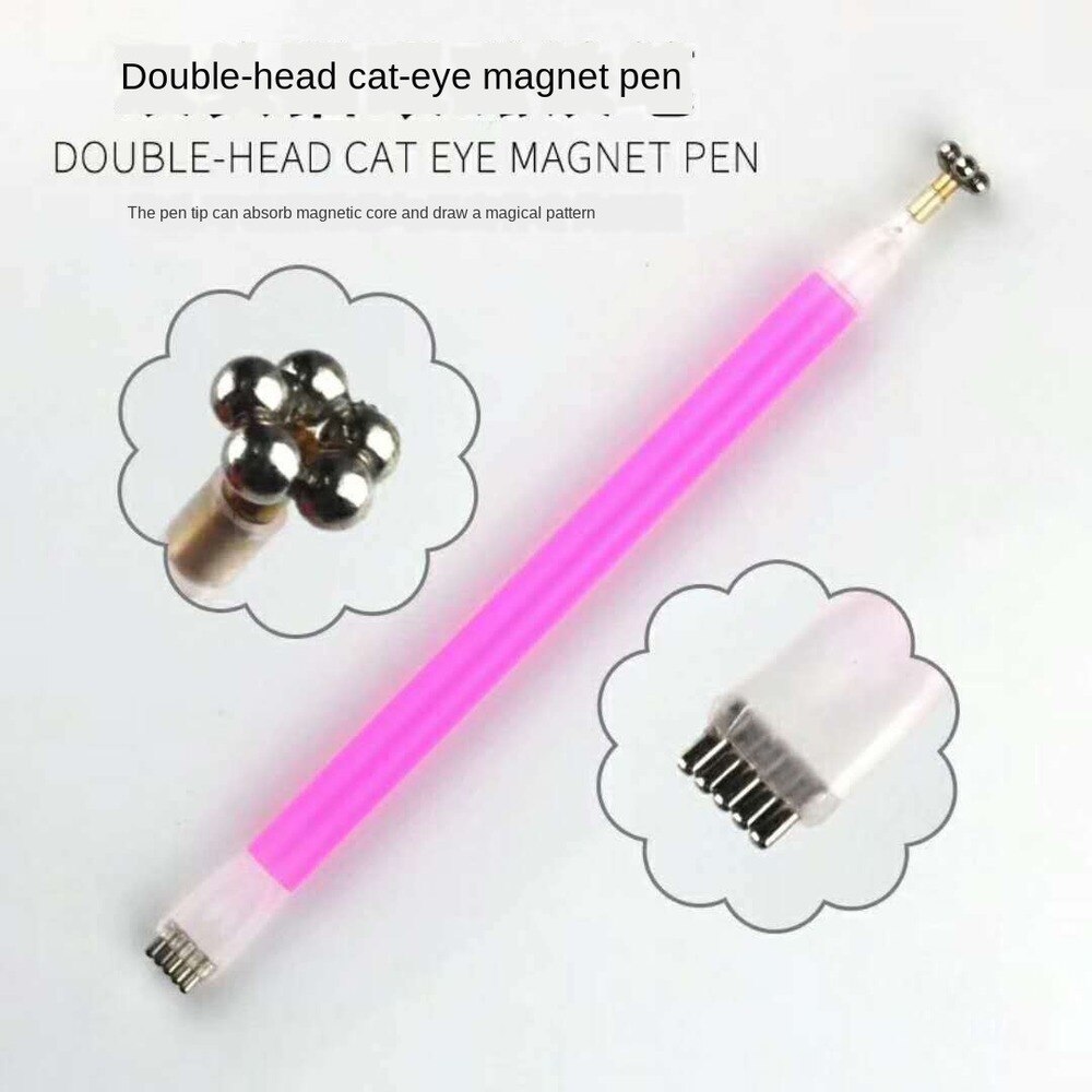 Paznokci wielofunkcyjny kocie oko magnes potężny żelazny kamień wzór gradientowy 5D patyczek magnetyczny kocie oko paznokci polski narzędzie