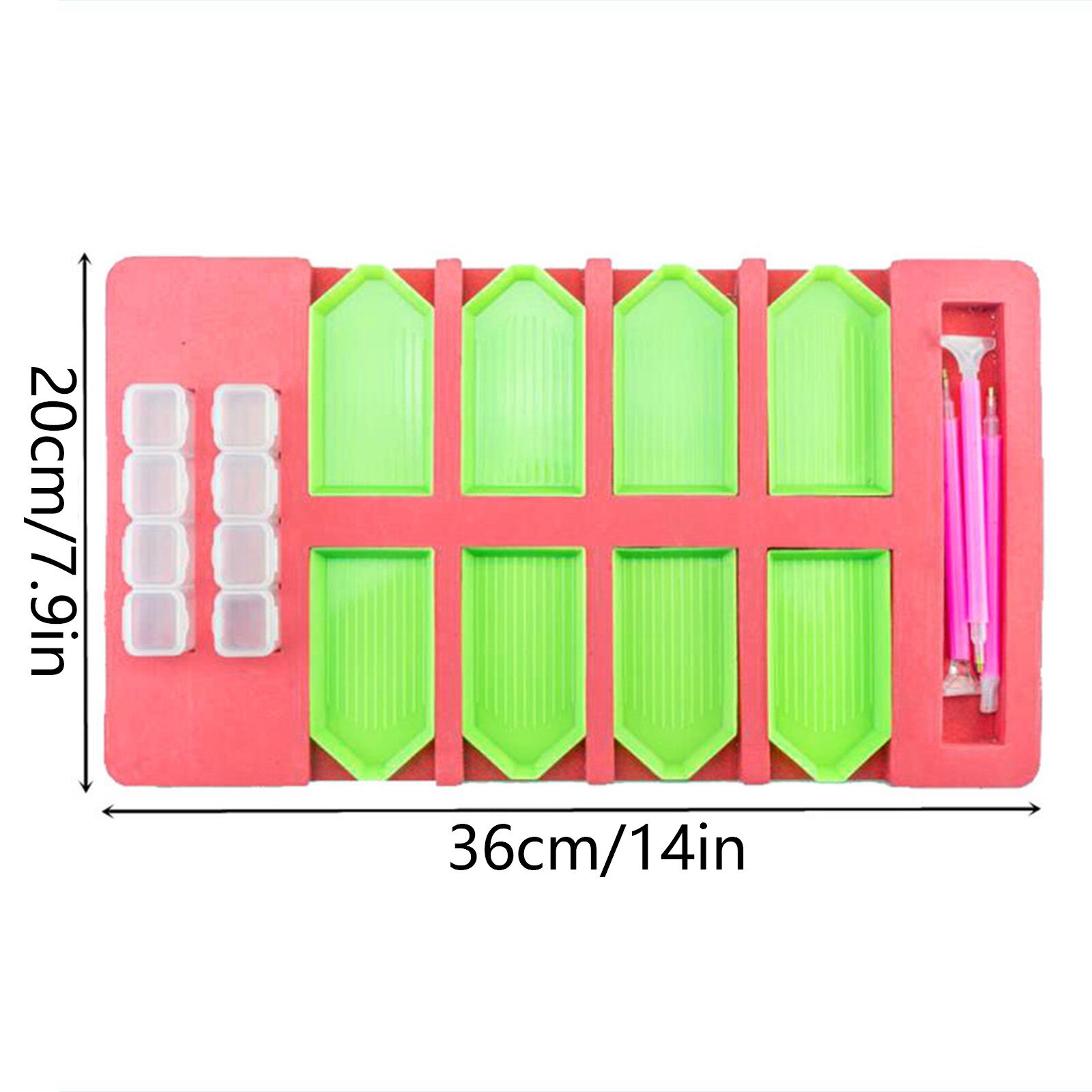 Diamond Multi-Boot Schilderen Lade Houder Kralen Opbergvak Punt Boor Pen Boor Klei Organizer Opbergdoos Diy Craft # Yj: C