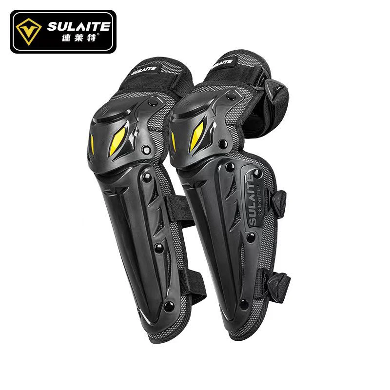 Ginocchiere per Moto ginocchiere e parastinchi regolabili per adulti, protezioni per le ginocchia equipaggiamento protettivo per ATV Moto Skateboard Skating: Grigio scuro