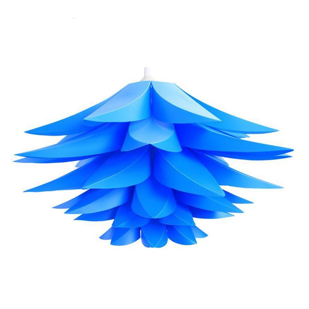 Newest DIY Pendant Light Shades Kit Lamp Shade For Chandelier Living Room Bedroom Study Dining Room --: Blue