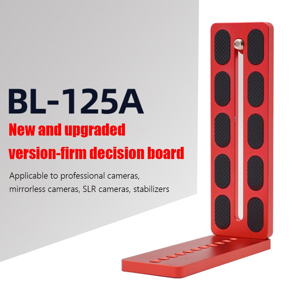 Support universel de caméra en forme de L, support de plaque à dégagement rapide, enregistrement vidéo Vertical pour trépieds, stabilisateur de cardan, rotule