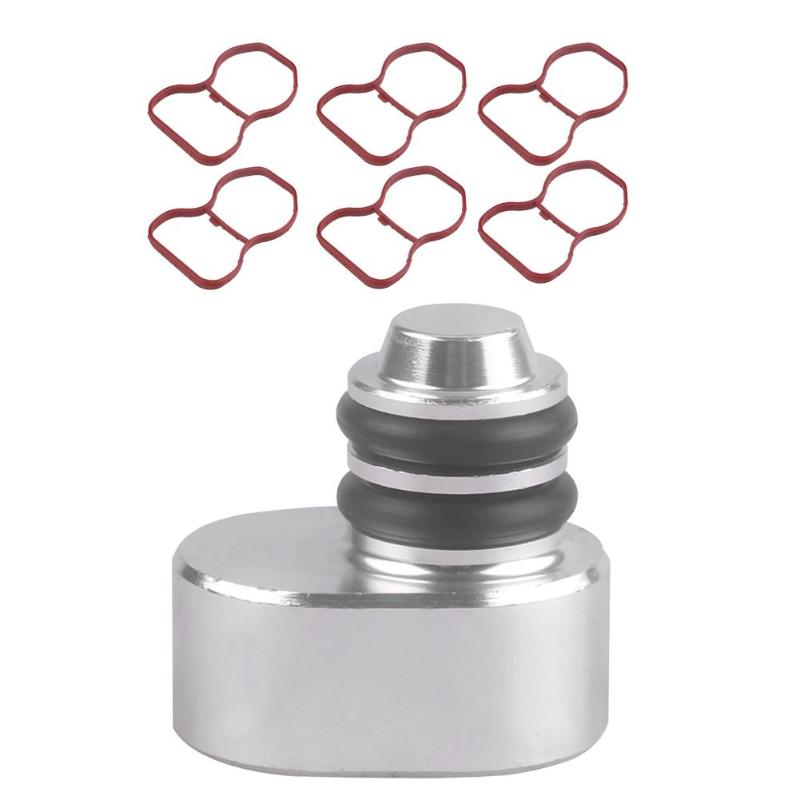 Kolektora dolotowego klapy zawirowujące pusty zestaw naprawczy wlewka aluminiowa wtyczka Fluoro gumowy o-pierścień z uszczelkami robić silnika diesla N57